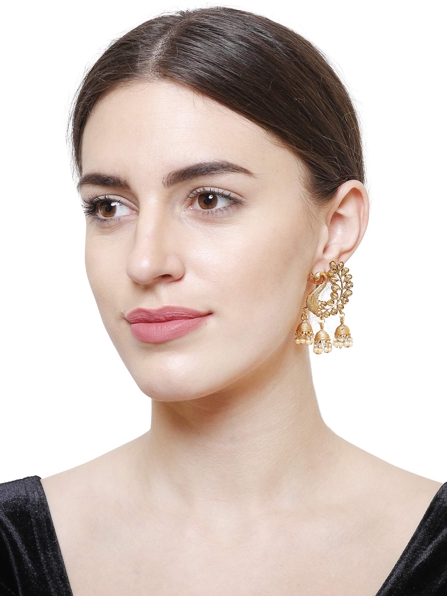 ClassicPearl Jhumka Earrings for Women