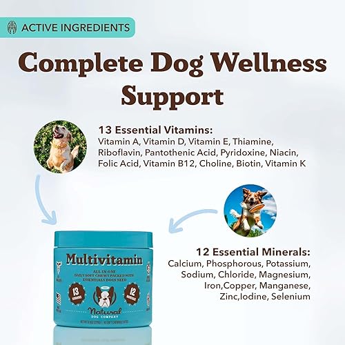 Vista 20 de Natural Dog Company Masticables calmantes para perros, suplemento para aliviar el estrés y la ansiedad con manzanilla, raíz de valeriana y Fuerza