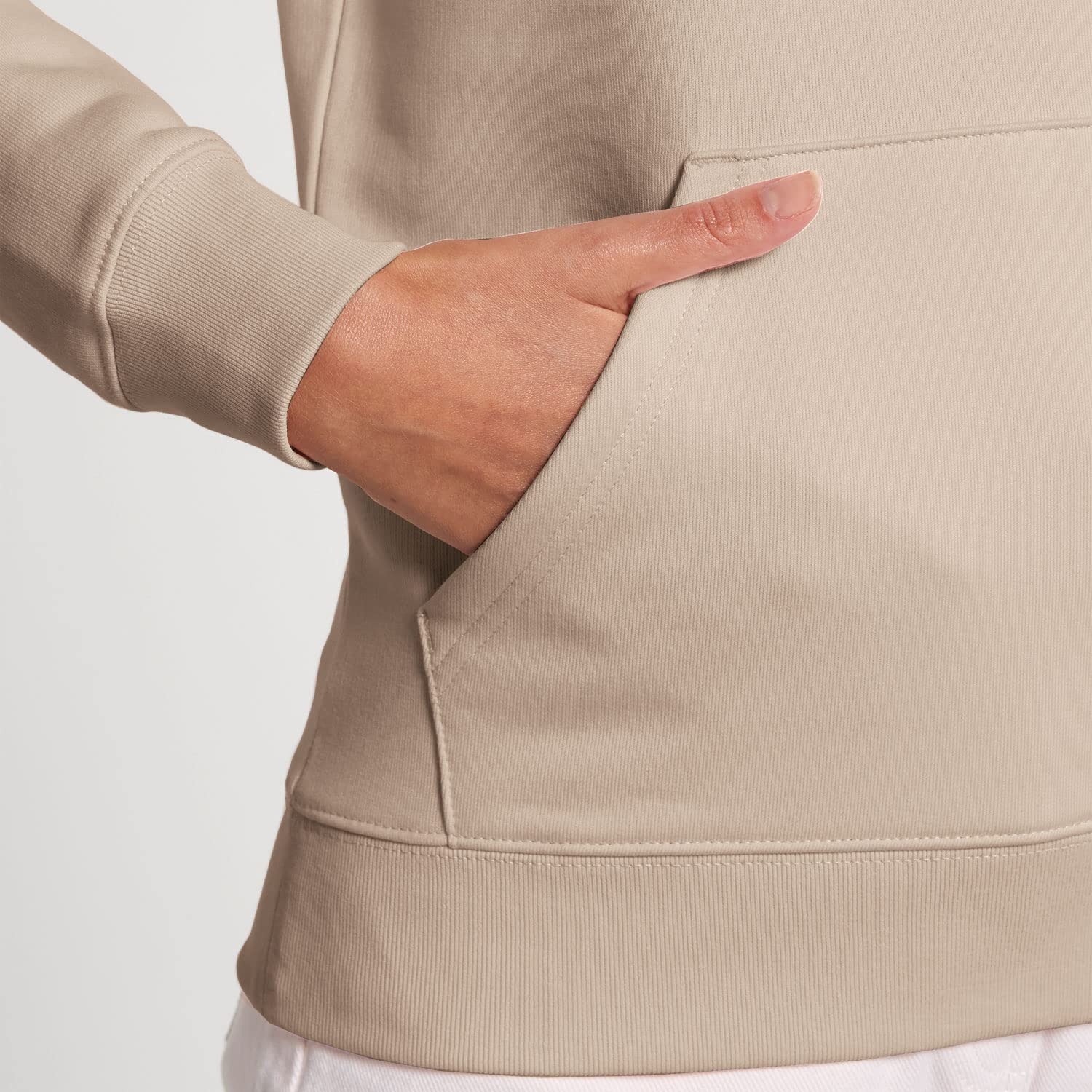 Damska bluza z kapturem Cruiser – Life is Louis – sportowy styl uliczny z długim rękawem bluza z kapturem z bawełny organicznej na jesień i zimę, Desert Dust, L