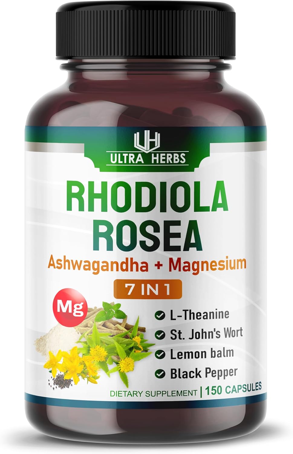 Amazon.com: Rhodiola Rosea Supplement Enriched with Ashwagandha