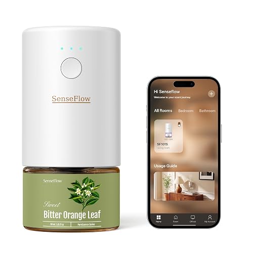 Essential Oil Diffuser for Home, Smart Waterless Diffuser SF101S Pro,