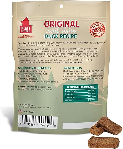 Miniatura 2 de PLATO Original Real Strips Duck 6oz, marrón