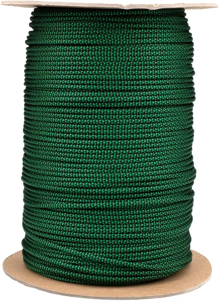PARACORD PLANET Heart Pattern 550 Paracord – 4mm 7-Strand Nylon Rope for Crafts, Bracelets, Keychains, and Outdoor Use – Strong Survival Cord in Fun Valentine Colors – 10ft to 1000ft Hanks & Spools