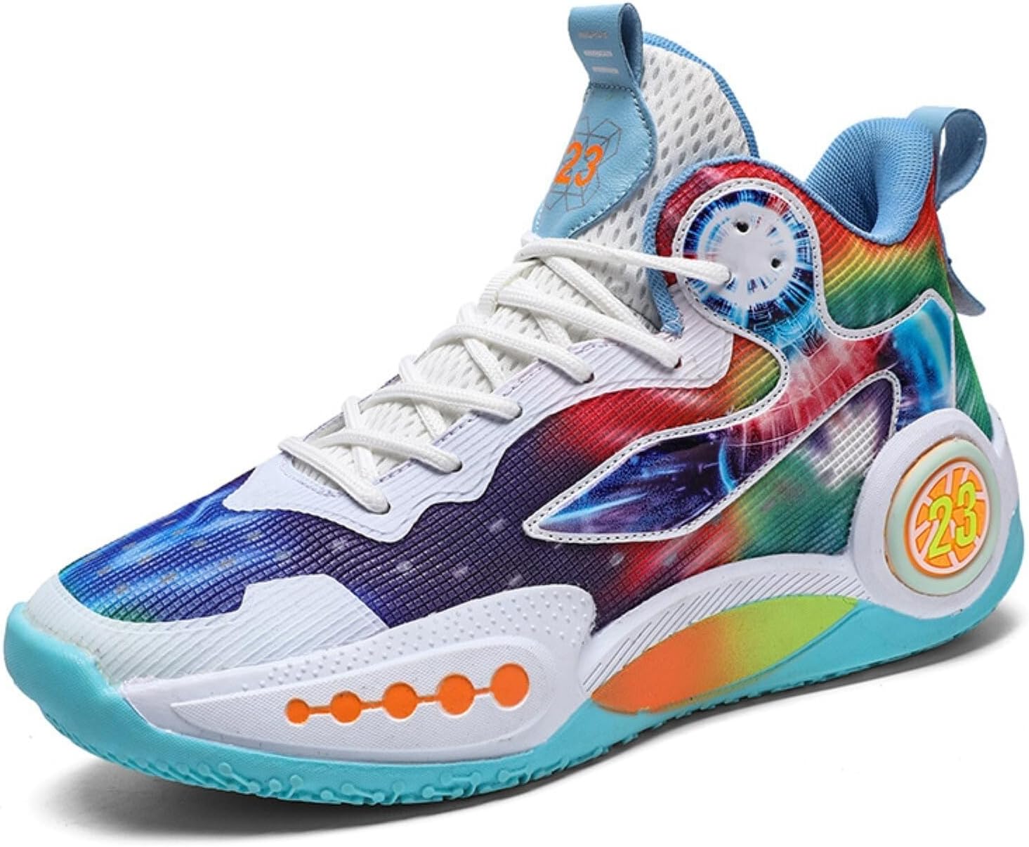 Men's Basketball Shoes Fashion Printed Sneakers