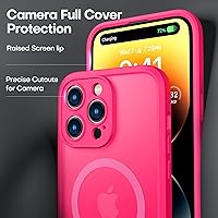 Vista 155 de ImpactStrong Magnetic Guard Designed for iPhone 14 Pro Max Case [Camera Protection] [Military Grade Drop Tested] [Compatible with MagSafe] Slim Black
