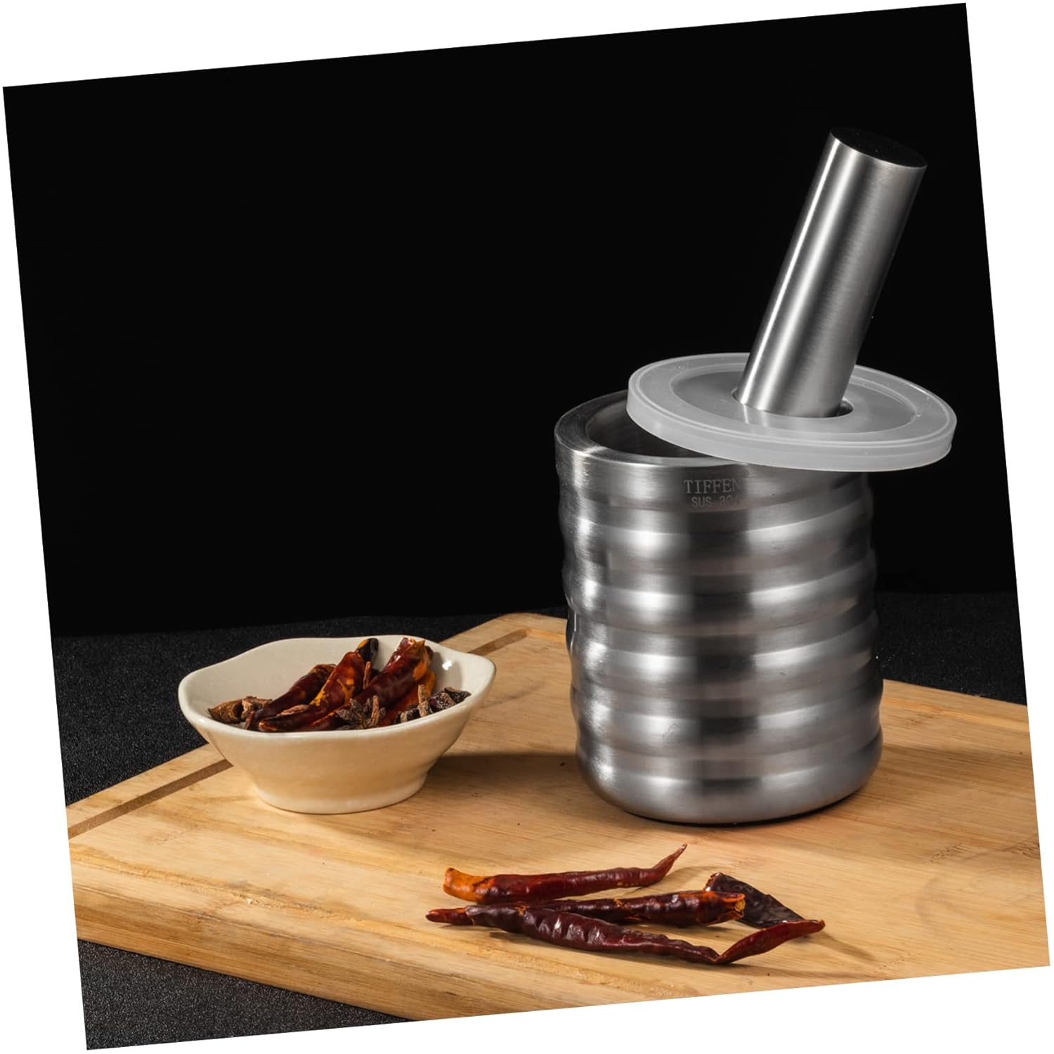 Ciieeo Garlic Press Mincer Garlic Crusher Ginger Mincer Stainless Steel for Kitchen