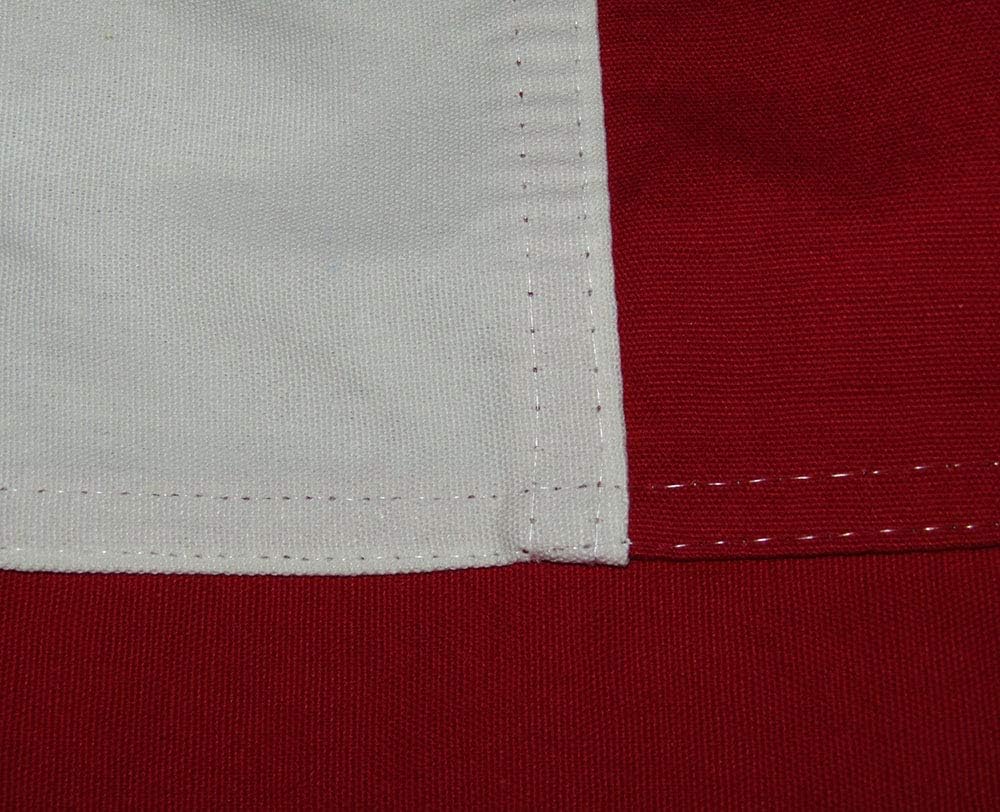 3x5 Embroidered St George's Cross 100% Cotton Flag 3'x5' Fade Resistant Double Stitched Premium Penant House Banner