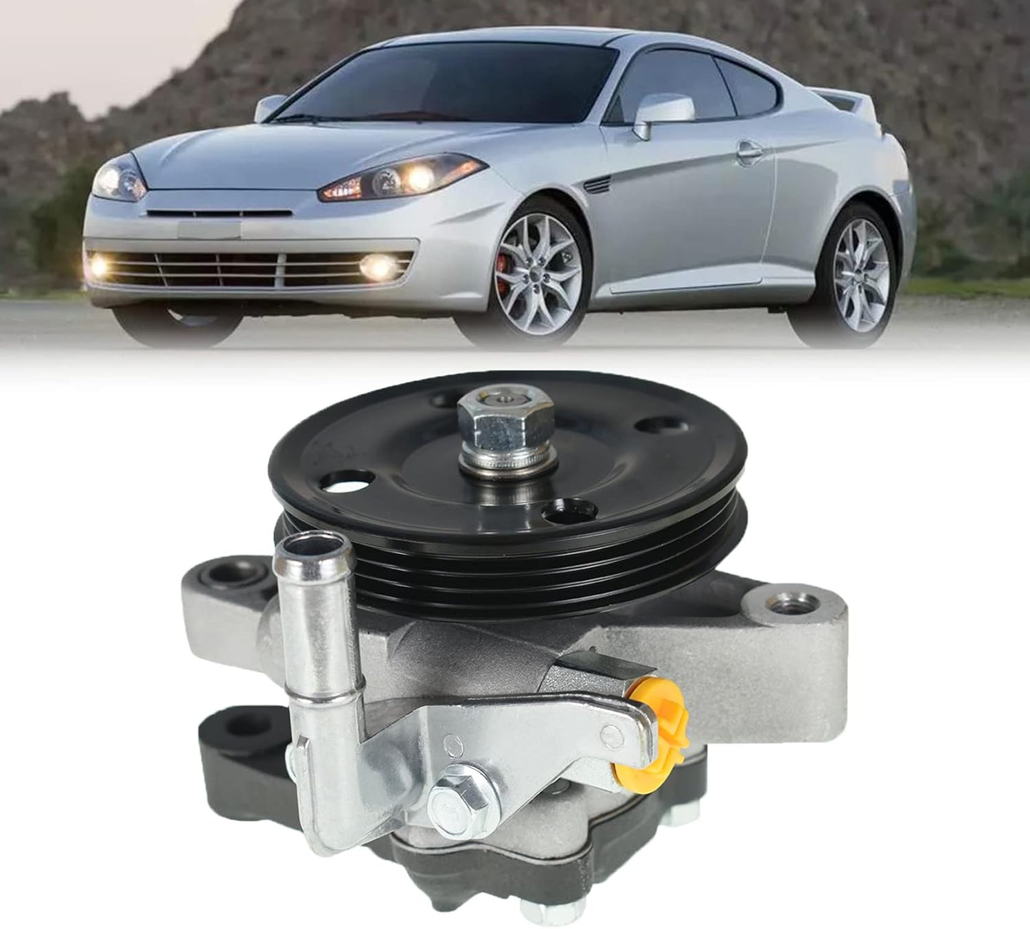 Power Steering Pump Replacement for E-lantra Sedan 2.0L 2001-2006 Replacement for 571002D100