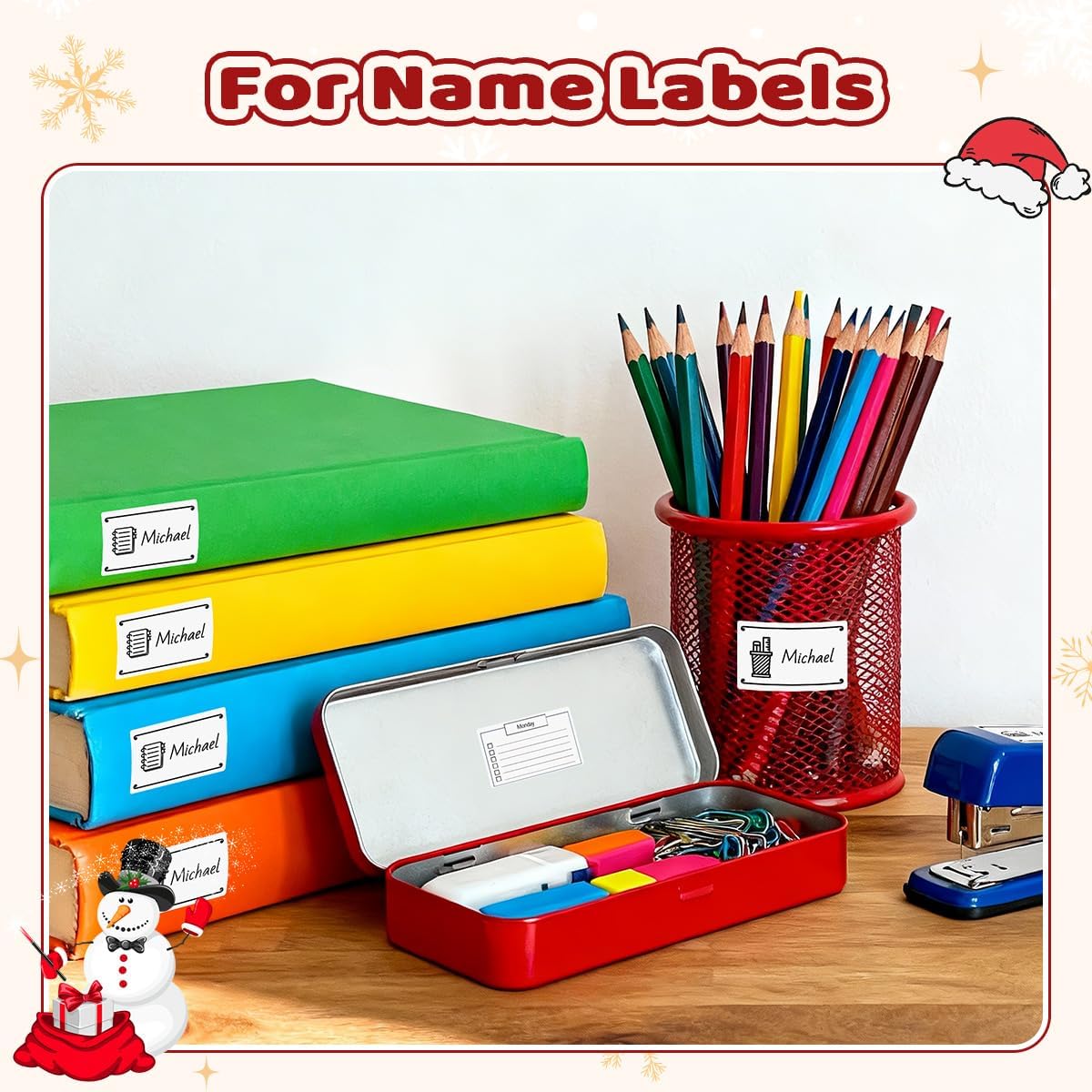 M110 Thermal Label Compatible for M110/ M100/ N20/ M220/ M120/M421/241BT/243BT, 1.57'' x 1.18'' (40 x 30 mm), Labels for Barcode/Name/Logo/Home, 230 Labels/Roll, Black on White - Image 7