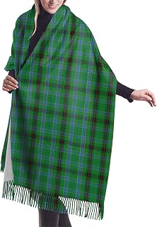 Scottish Clan Duncan Tartan Plaid Scarf Women Soft Cashmere Scarves Large Warm Blanket Winter Shawl