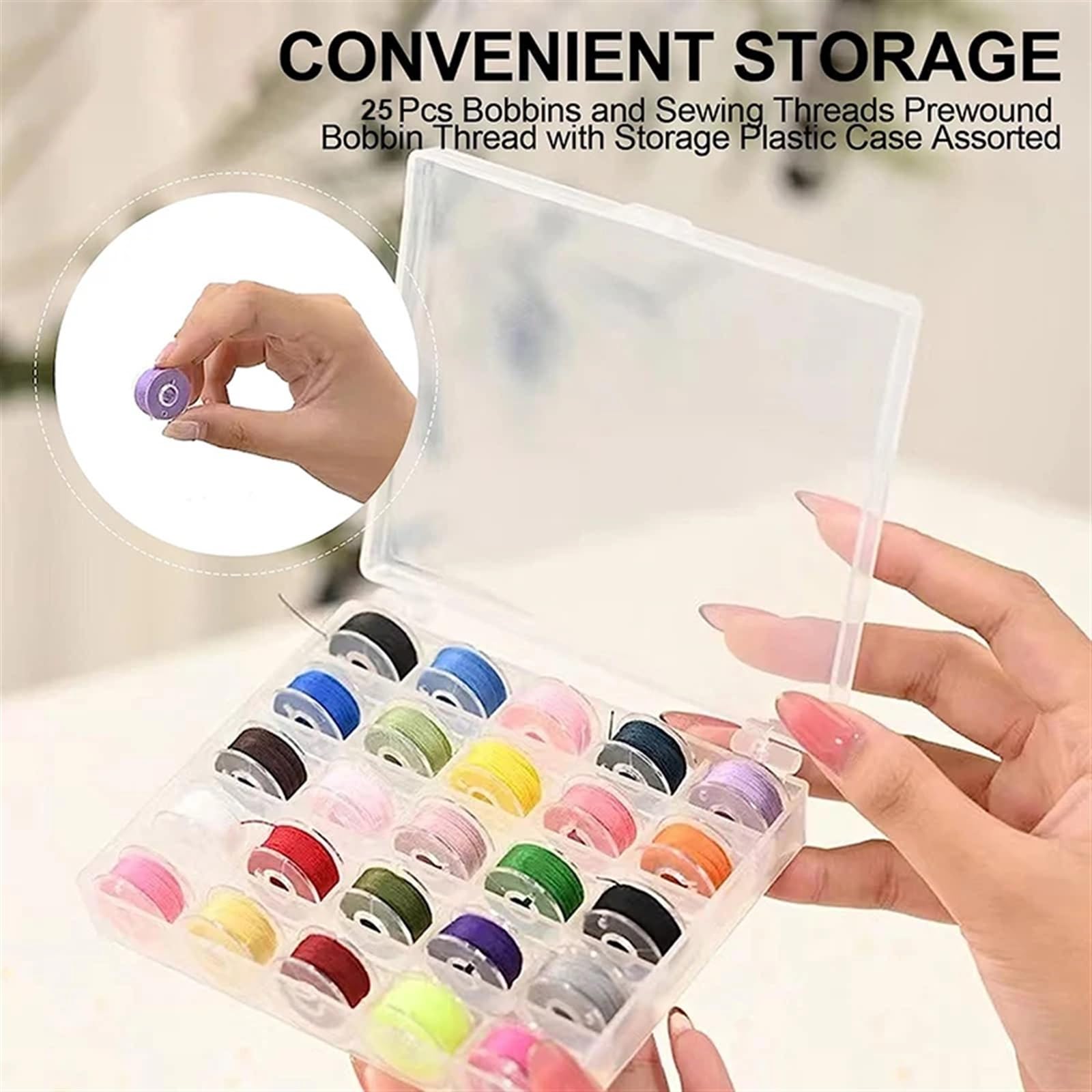 Nici do maszyn do szycia, Nici do szpulek maszyn szycia Zestaw pudełek Maszyna 25 szt(25pcs Color Set)