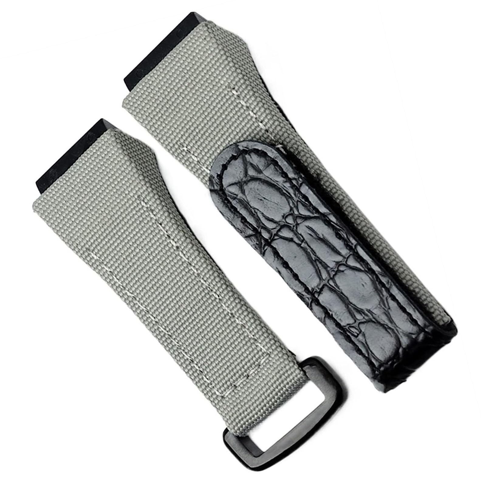 Bracelet Richard Mille 25mm tissu nylon cuir version Spring Bar technique - 8