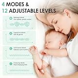 HyAdierTech Tire Lait Main Libre Portatif, Tire-Lait Électrique Sans Fil, Extracteur de Lait Rechargeable pour l'allaitement, 4 Modes et 12 Niveaux, Affichage LED, Sans BPA, Silencieux (vert) - 3