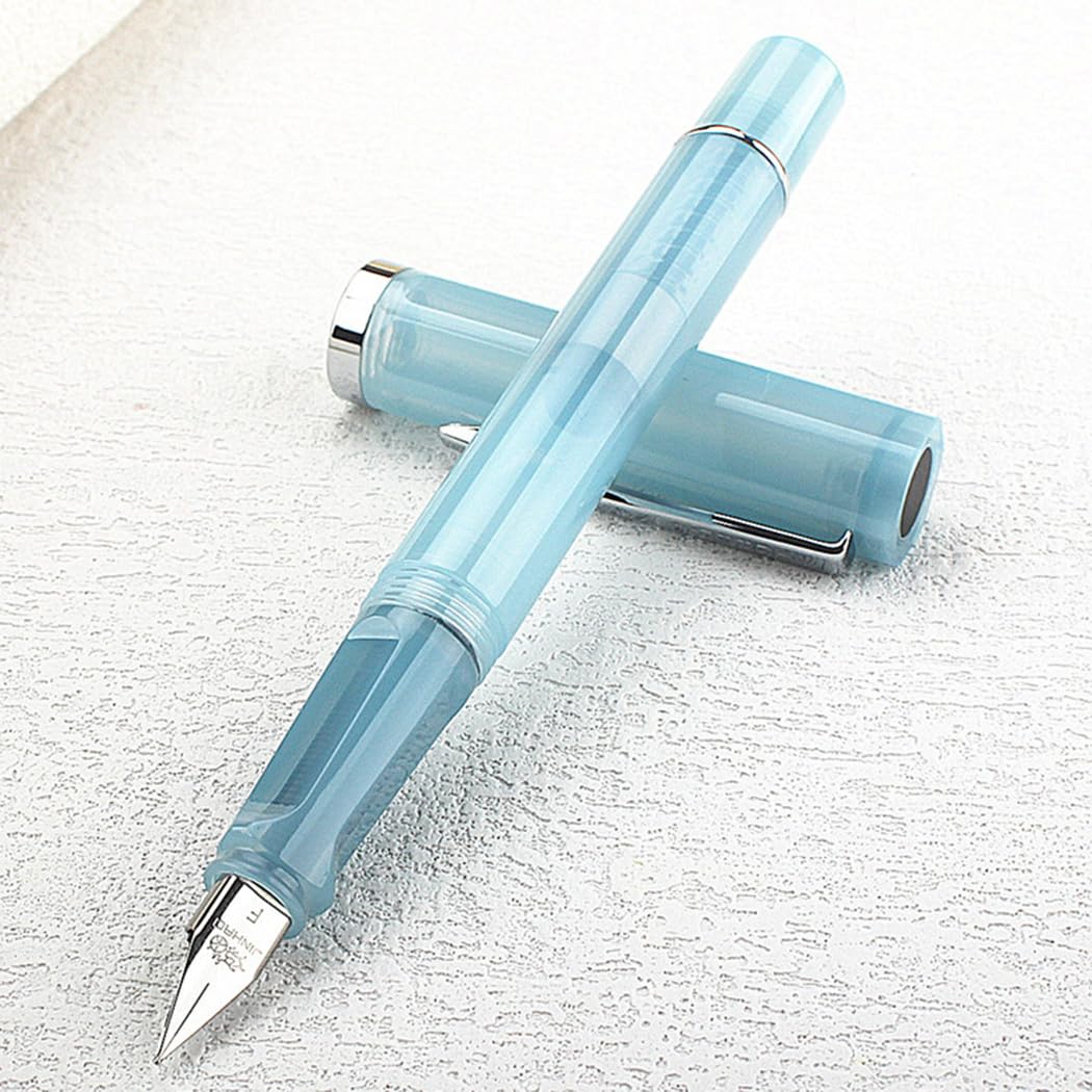 Amazon | Ranvi jinhao 58D 万年筆 6本 インクコンバーター付き 極細
