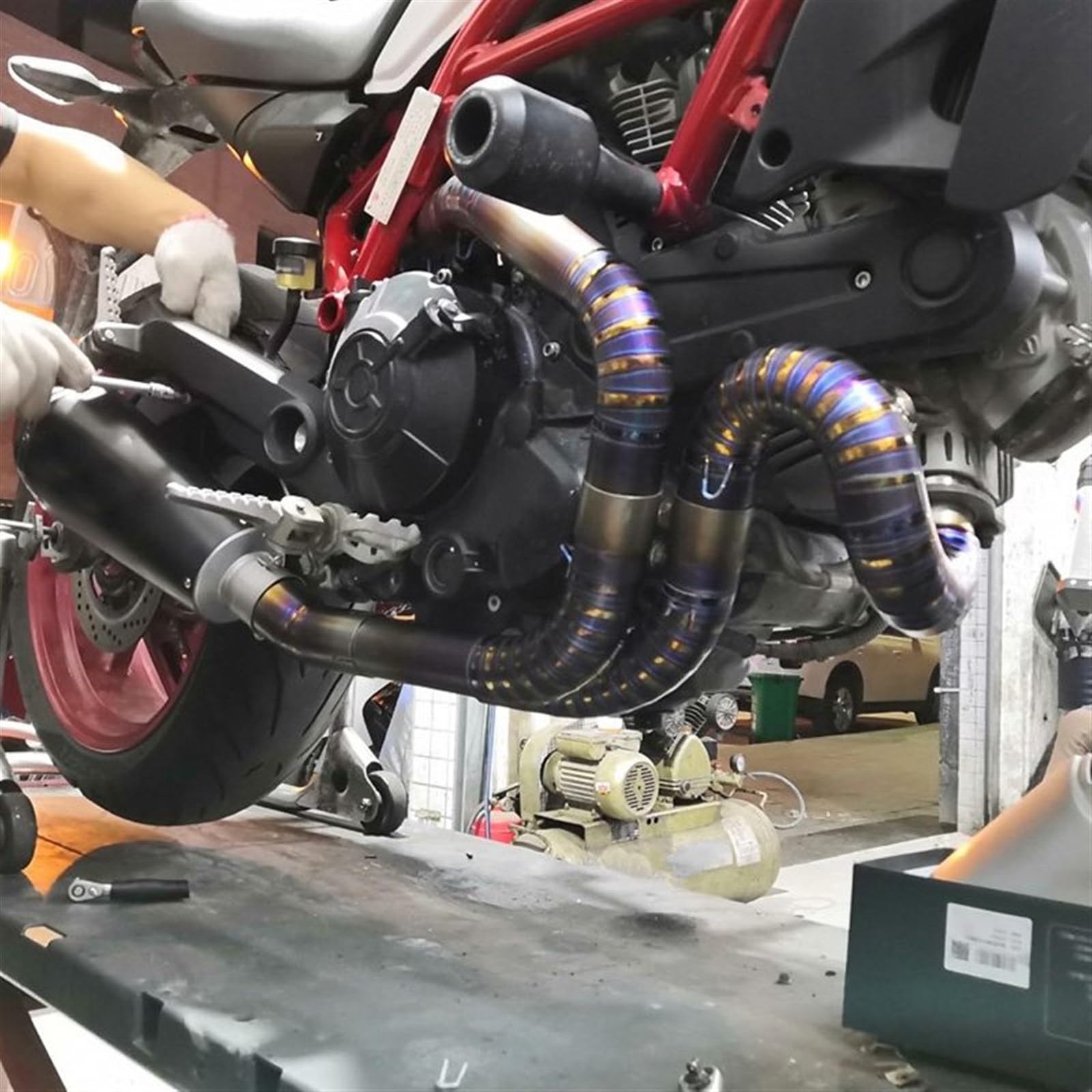 Tubo Di Collegamento Slip-on Per Scarico Scrambler 800/821 – Diametro 51 Mm, Sostituzione Centrale In Metallo