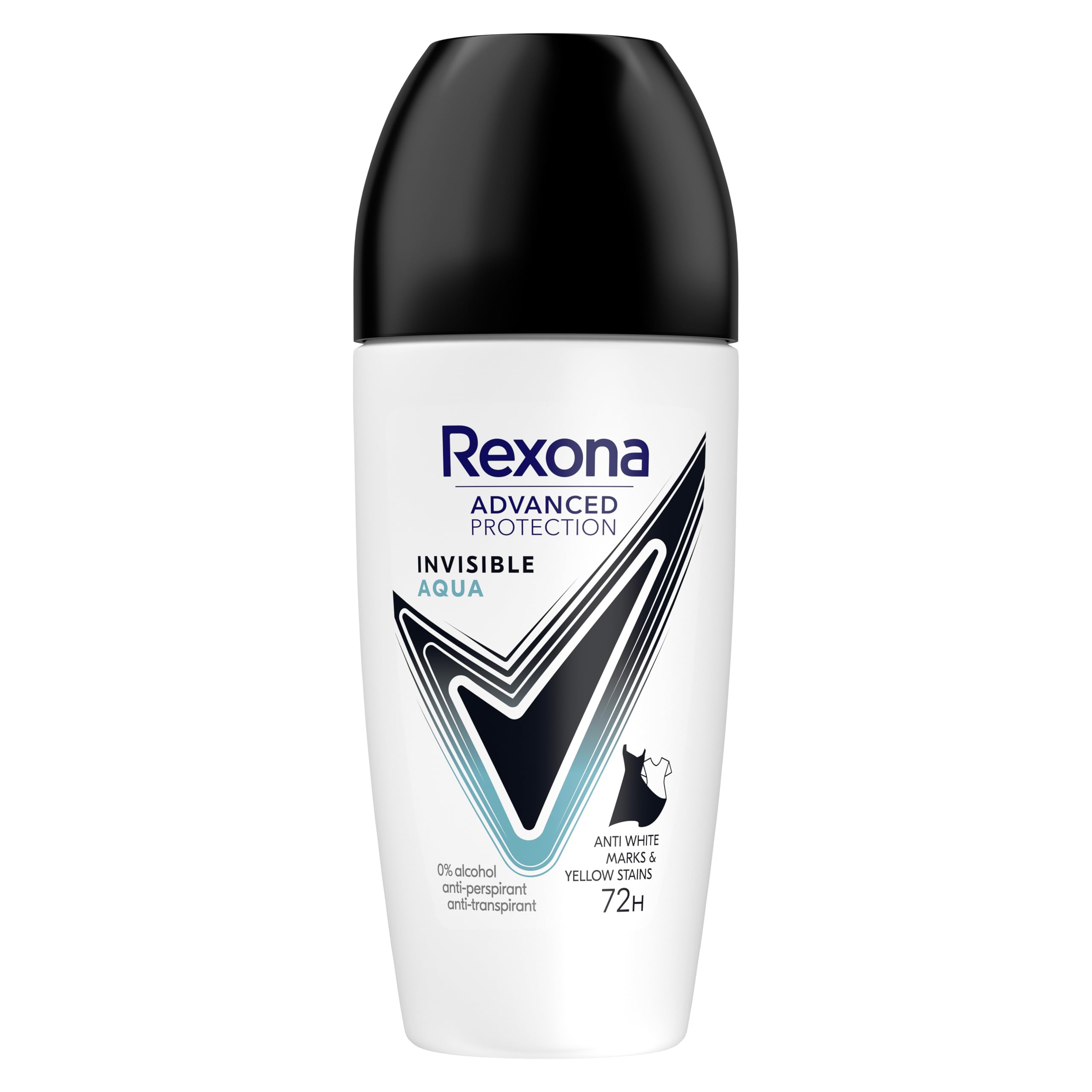 REXONA - Deodorant für Damen, unsichtbar, Aqua – Anti-Transpirant-Kugel – Advanced Protection – frischer und blumiger Duft… – Ansicht 2