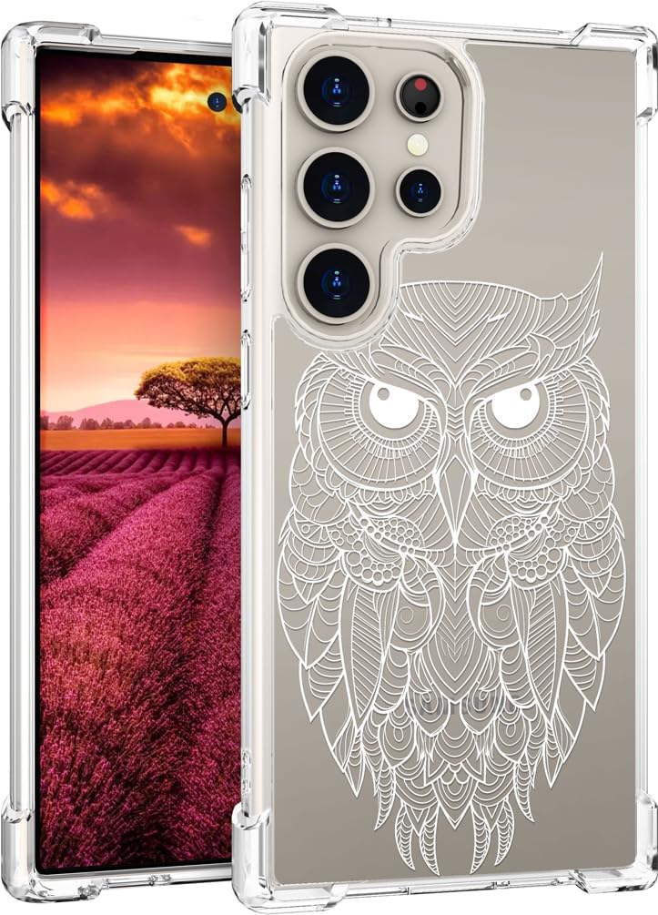 Topgraph Compatible With IPhone 15 Pro Case Designer Cute Clear For Women,Cool Transparent Silicone Phone Cases Cover - Black Flowers Line Art