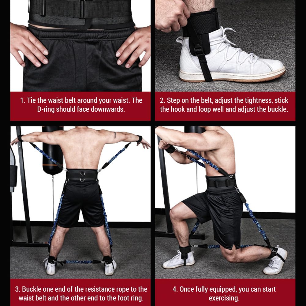 Boxing Resistance Ba Set Speed and Agility Resistance Trainer Ba for Boxing Muay Thai Karate Combat