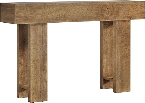 Miniatura 9 de Cealform Console Tables for Entryway, 47.2 Inches Long Sofa Table Behind Couch, Farmhouse Wooden Style Entry Way Table for Living Room, Hallway