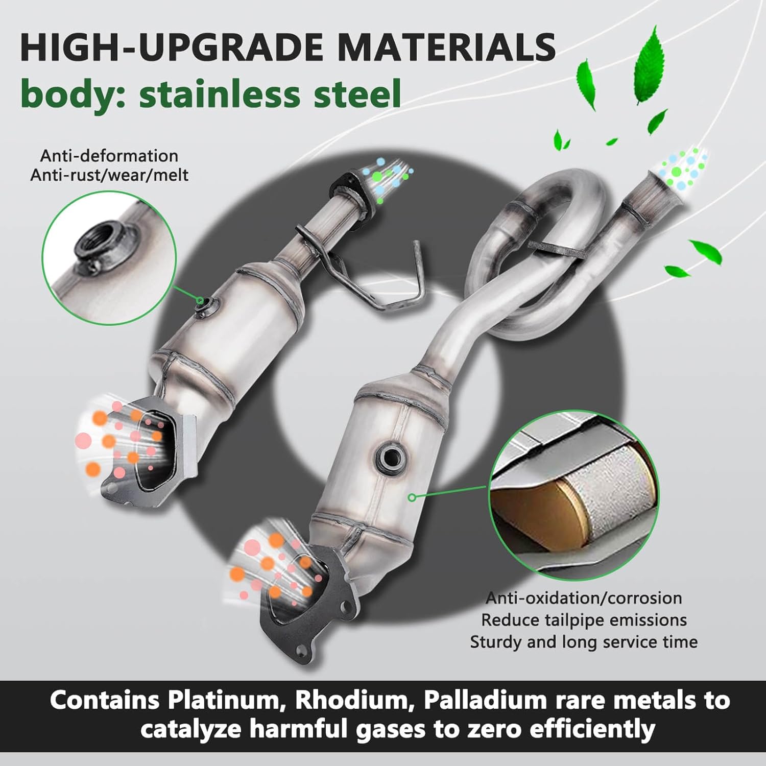 Catalytic Converter Compatible with 2012-2017 Jeep Wrangler 3.6L, 2018 Jeep Wrangler JK/JL 3.6L, Direct-fit (EPA Compliant)