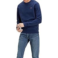 Levi's New Crew Felpa Uomo, Blue