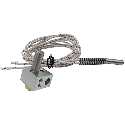 Miniatura 2 de MK10 Hotend Kit y calentador de cartucho de cerámica de 24 V 50 W para impresora 3D extrusora accesorios mejorados