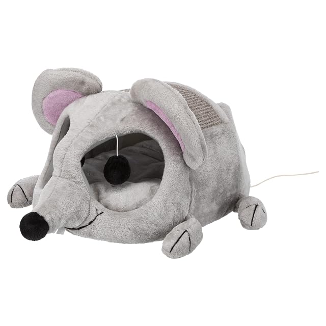 Trixie Cueva suave Lukas Junior, 35 × 33 × 65 cm, Gris Claro/Gris, Gato