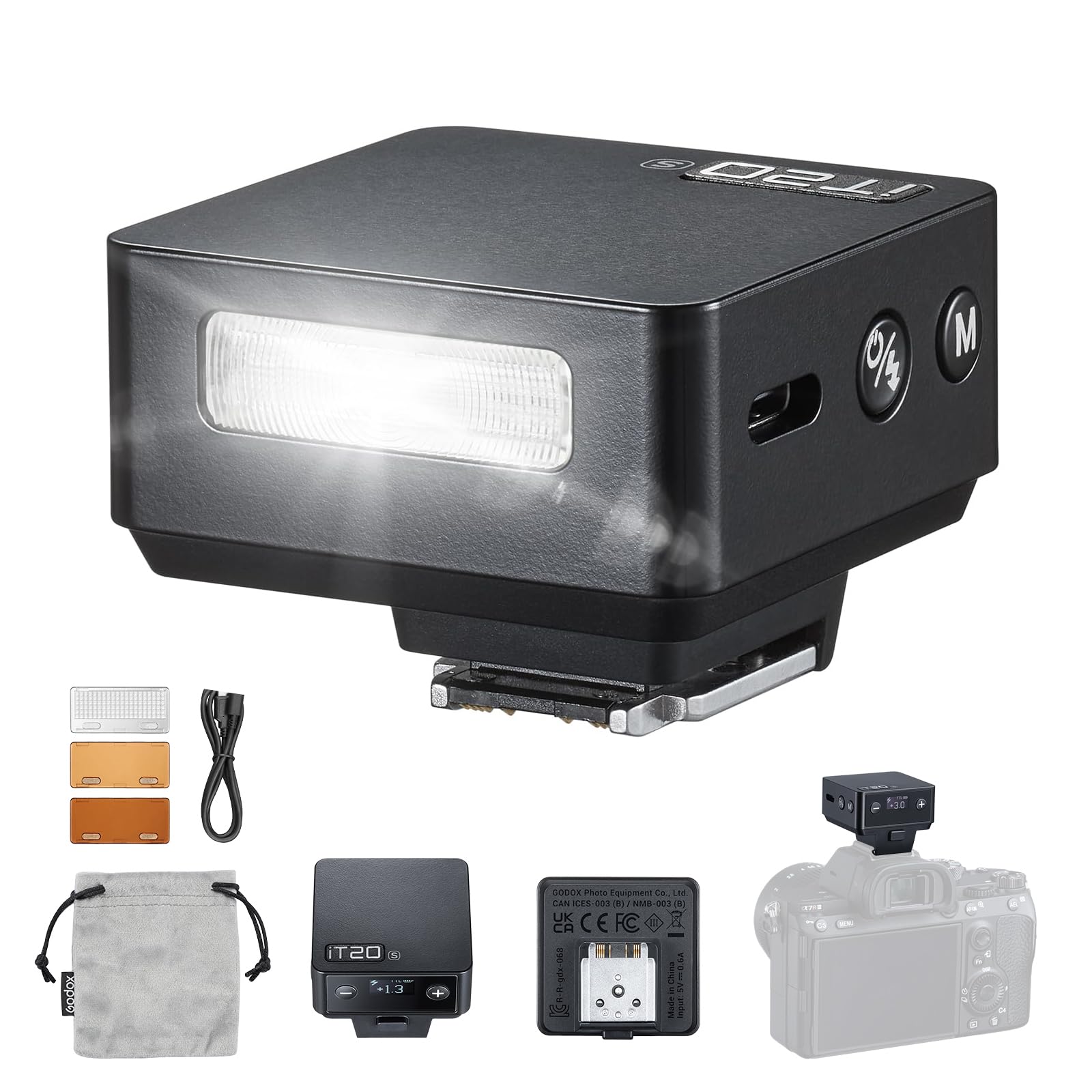 Amazon | 【GODOX正規代理店】Godox iT20 S iT20S TTL フラッシュ Sony