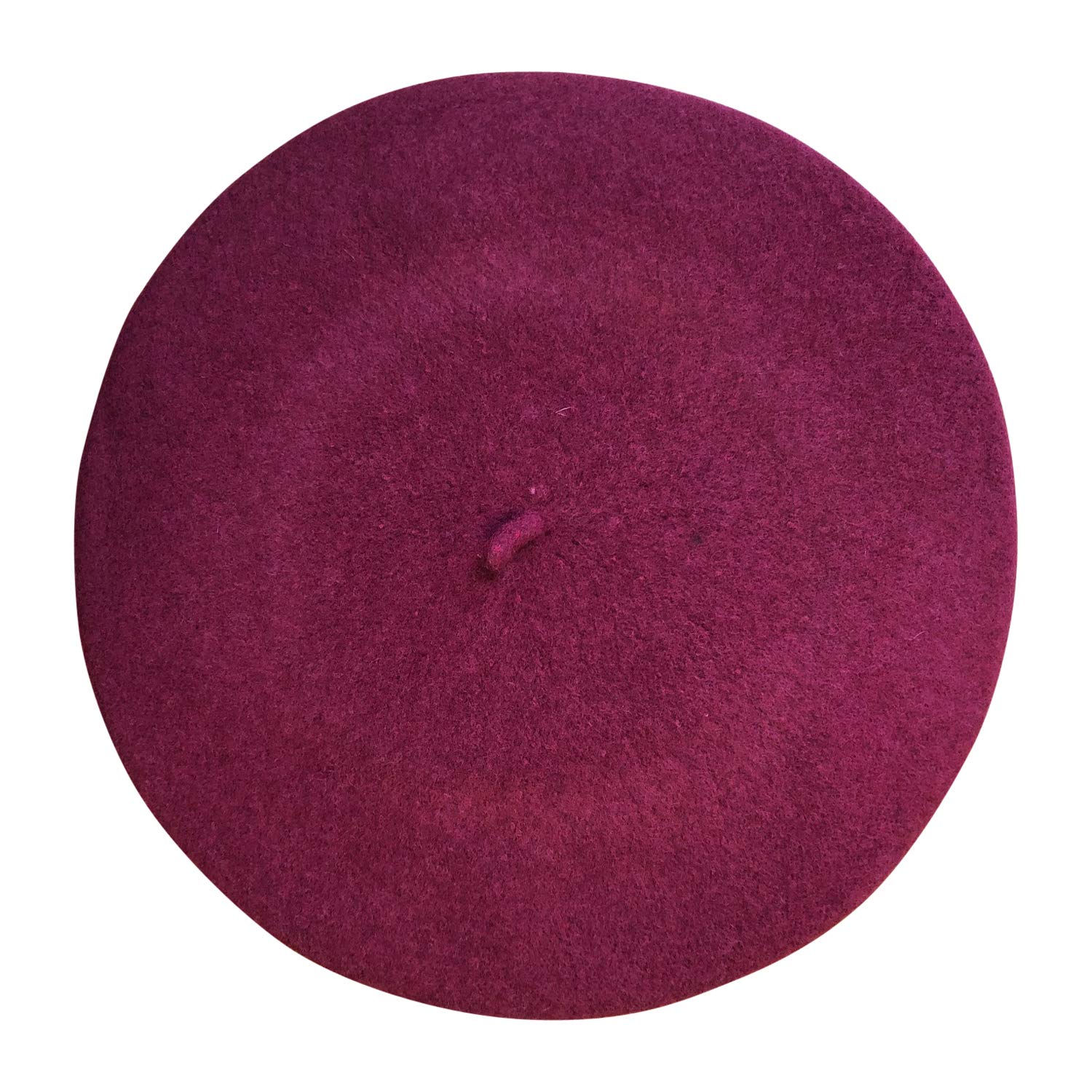 Central Chic Women's Quality Cherry Red Beret Hat 100% Wool French Beret Winter Autumn Hat Ladies in Cherry Red