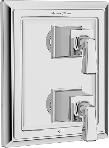 American Standard TU455740.002 Town Square S - Desviador de ducha integrado con 2 manijas solamente, cromado