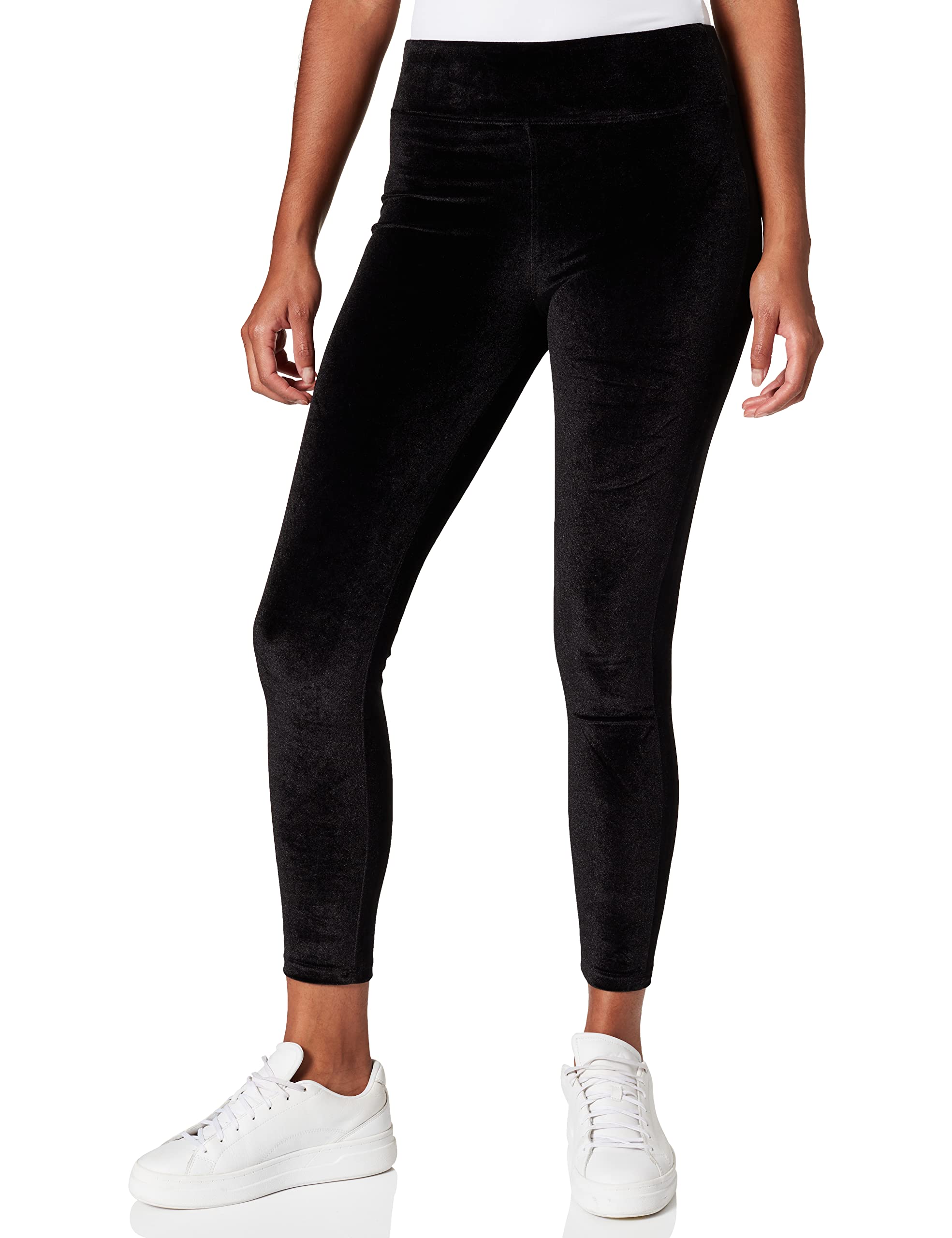 Urban Classics Women's Ladies High Waist Velvet Leggings