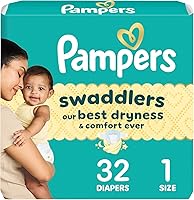 Vista 36 de Pampers Pañales Swaddlers, talla 3 (13-26 libras), 136 unidades, absorbentes, mantiene al bebé seco y cómodo, pañal desechable seguro para la piel