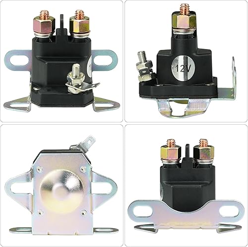 Miniatura 5 de Solenoide de arranque para cortacésped de 12V 108-5349-00 Reemplazo para cortadoras de césped Ba-d Boy Zero Turn ZT CZT MZ MTD 725-0771 725-0530