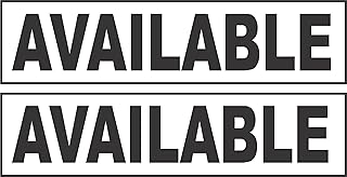 2-6x24 Available Real Estate Rider Sign Black