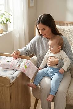 Mother Baby Care Bag Newborn Bottom Opening Replacement Organizer Bag Organizer Elephant