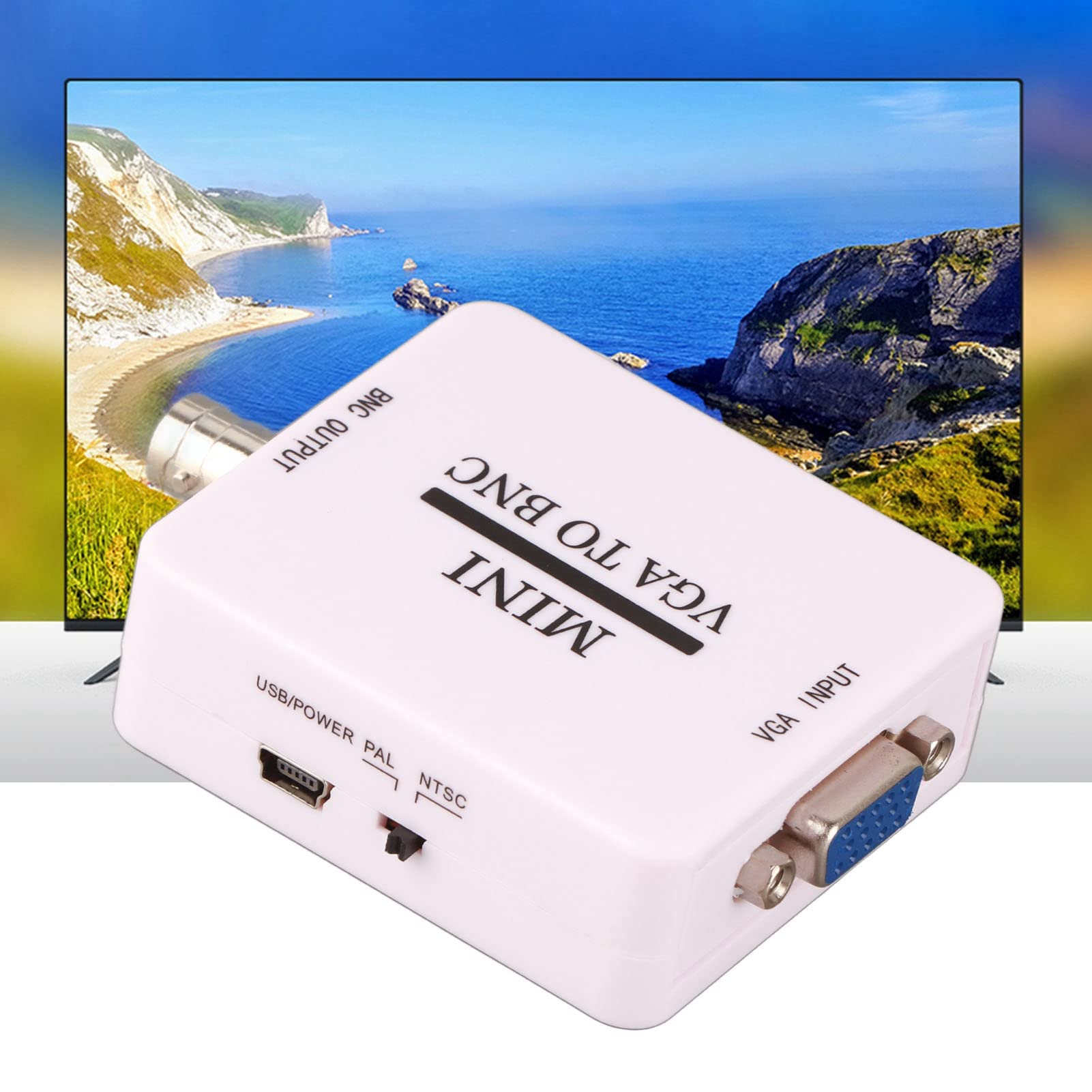 Convertidor VGA a BNC 1080p USB para monitores y TV 7