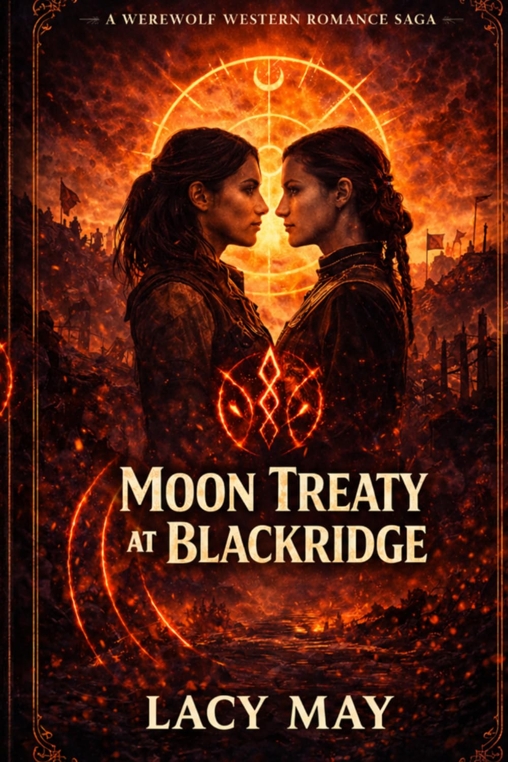 Moon Treaty at Blackridge: A Sapphic Werewolf Western Romance (Wolves of the Wild West)