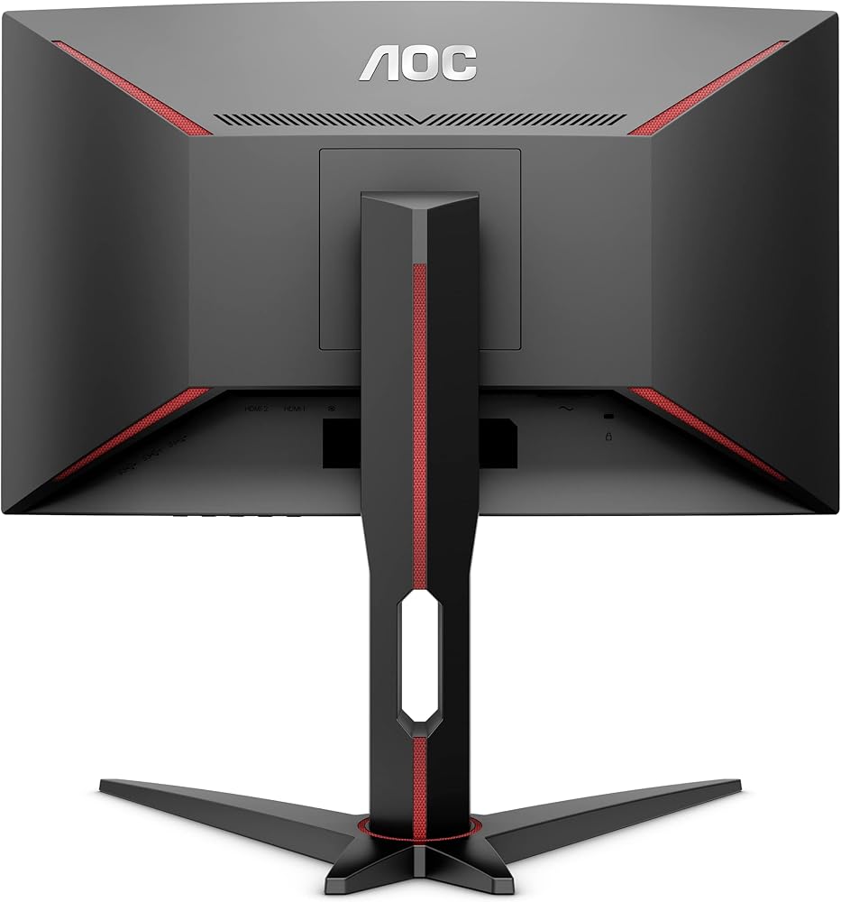 AOC C24G1 24" Curved Frameless Gaming Monitor, FHD 1080p, 1500R VA panel, 1ms 144Hz, FreeSync, Height adjustable, VESA, 3-Year Zero Dead Pixels thumbnail 4