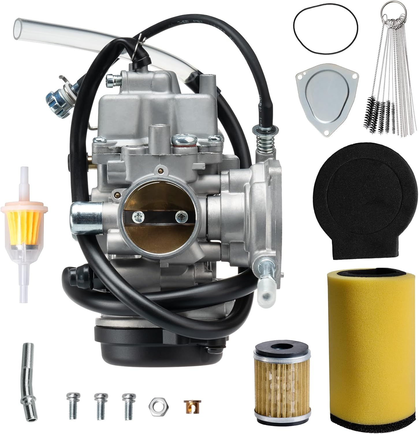 YFM400 Carburetor For Yamaha Big Bear 2000-2006,Kodiak 400,2007-2010 Wolverine 450,2007-2014 Grizzly 350 450 ATV Replace 5FU-E4101-00-00 5GH-14101-00-00