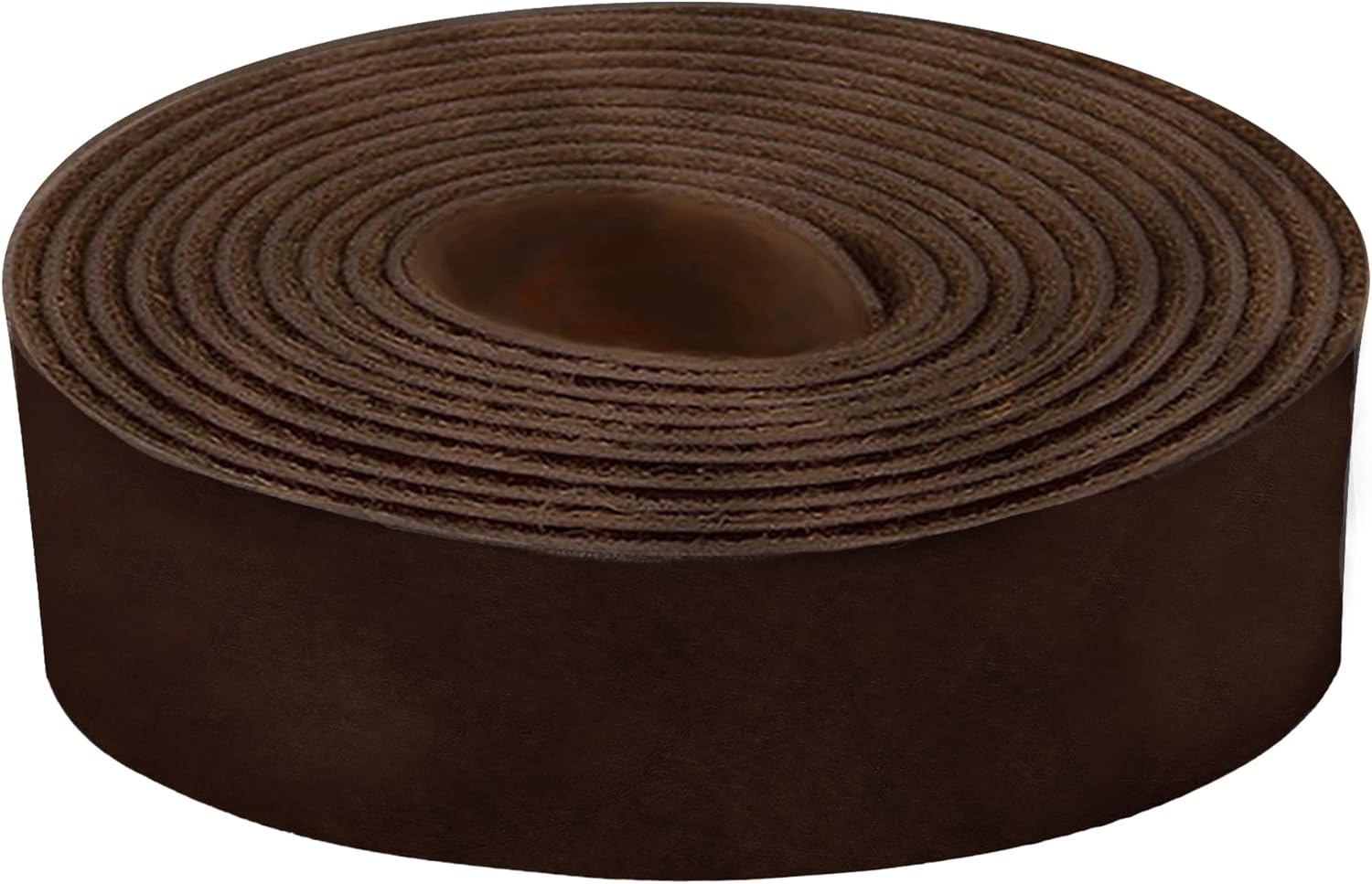 ELW 9-10 oz (3.6-4mm) Latigo Leather Straps 2"x84" (5.1x213cm) | Brown | Belt Grade Cowhide Strips Heavy Duty Holsters, Sheathes, Harness, Saddle, Armor, Collars