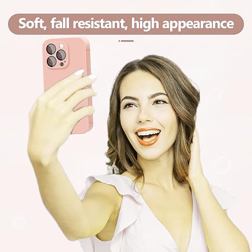 Miniatura 7 de YZR Silicone Case for iPhone 12 Pro Case 6.1 inch, Individual Protection for Each Lens, Liquid Silicone Phone Case with Microfiber Lining (Light