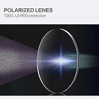 Vista 59 de ZENOTTIC Lentes de sol redondos polarizados, elegantes lentes de sol para hombres y mujeres, retro clásicos, selección de varios estilos