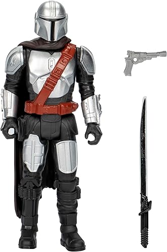 Miniatura 1 de STAR WARS Epic Hero Series The Mandalorian Figura de acción de 4 pulgadas y 2 accesorios, juguetes para niños y niñas de 4 años
