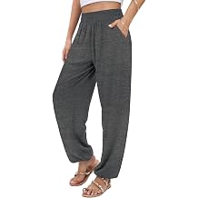QIANXIZHAN Womens Joggers Sweatpants Pants, Lounge Yoga Boho Clothes