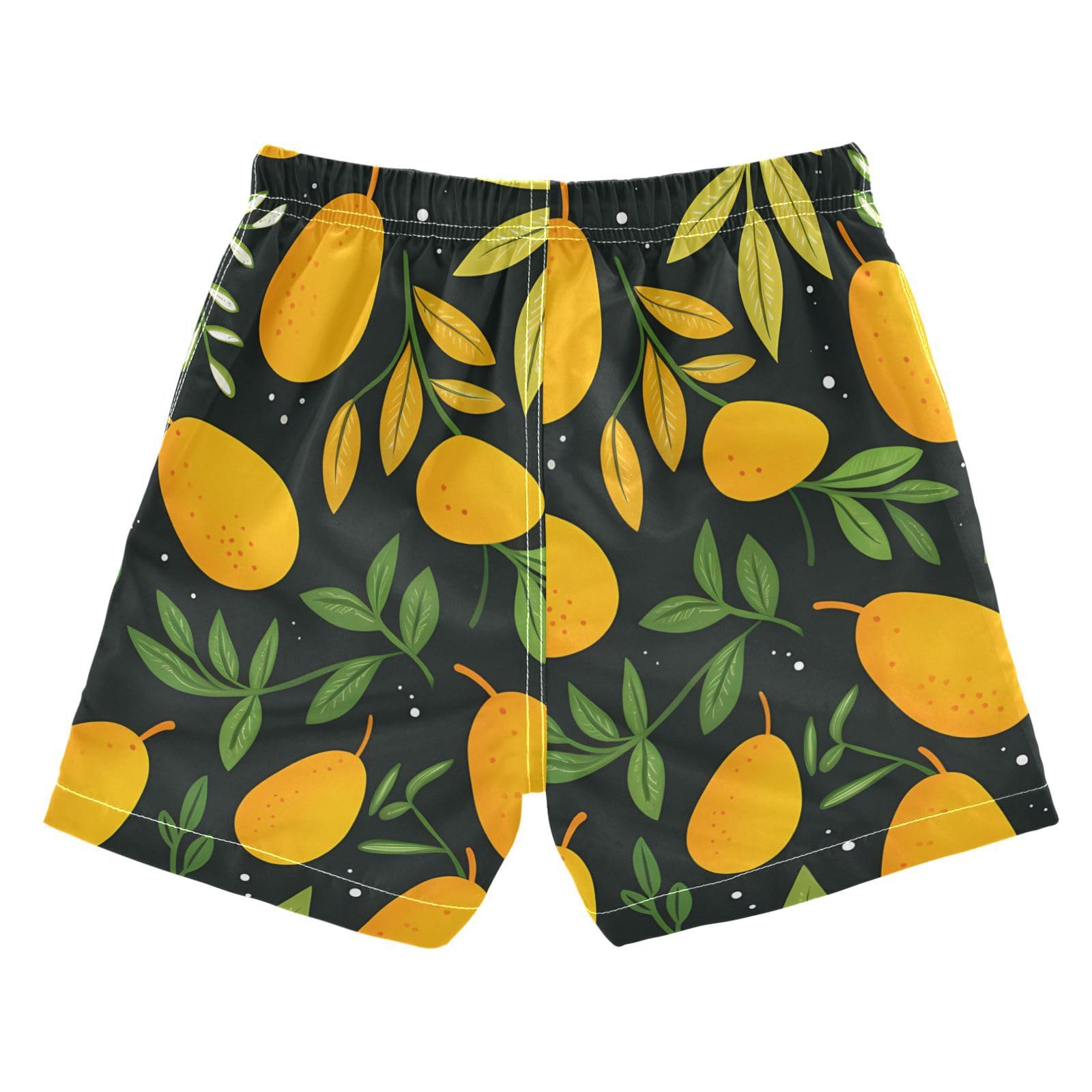 senya Lemon Leaves Boys Swim Trunks Toddler Shorts Swimwear Boardshorts