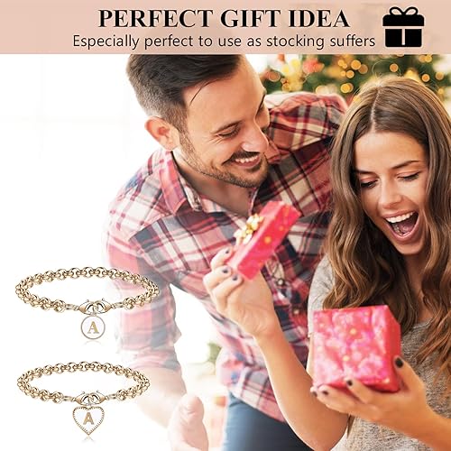 Miniatura 6 de Initial A-Z Charm Accessories For Stanley Cup, Personalized Accessories for Stanley Tumbler Cup Identification Handle Letter Charms, 2pcs