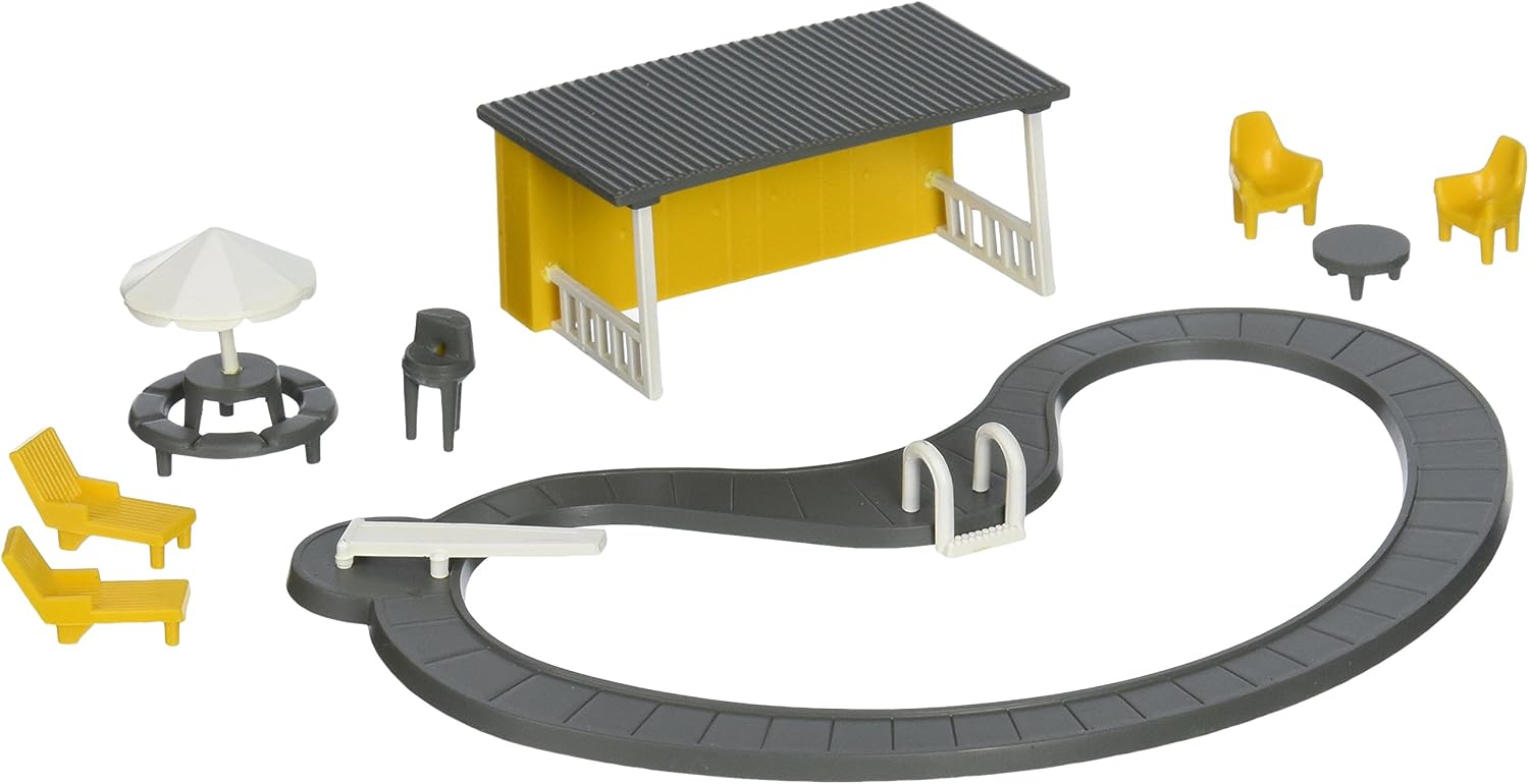 Bachmann Trains - Scenery Accessories - SWIMMING POOL and ACCESSORIES - HO Scale
