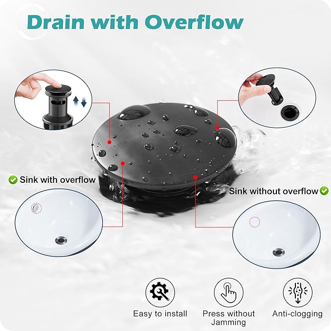 Grifería Lavamanos Cascada 1 Llave Negro Mate miniatura 7