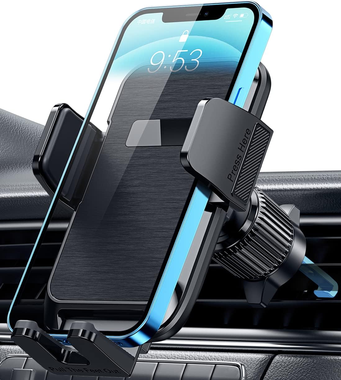 Qifutan Phone Mount for Car Vent [2022 Upgraded Clip] Cell Phone Holder Car Hands Free Cradle in Vehicle Car Phone Holder Mount Fit for Smartphone, iPhone, Cell Phone Automobile Cradles Universal : Cell Phones & Accessories