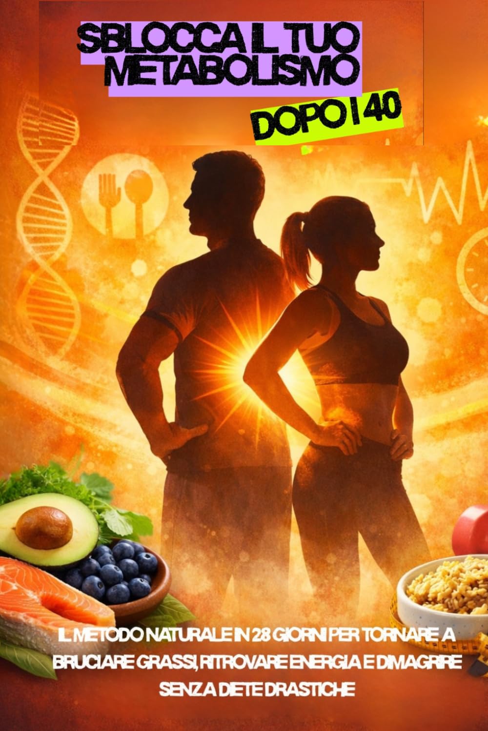 Sblocca il tuo metabolismo dopo i 40: Il metodo naturale in 28 giorni per tornare a bruciare grassi, ritrovare energia e dimagrire senza diete drastiche